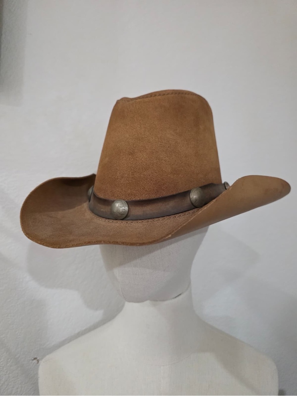 Vintage Head ‘n Home Comstock Leather Hat